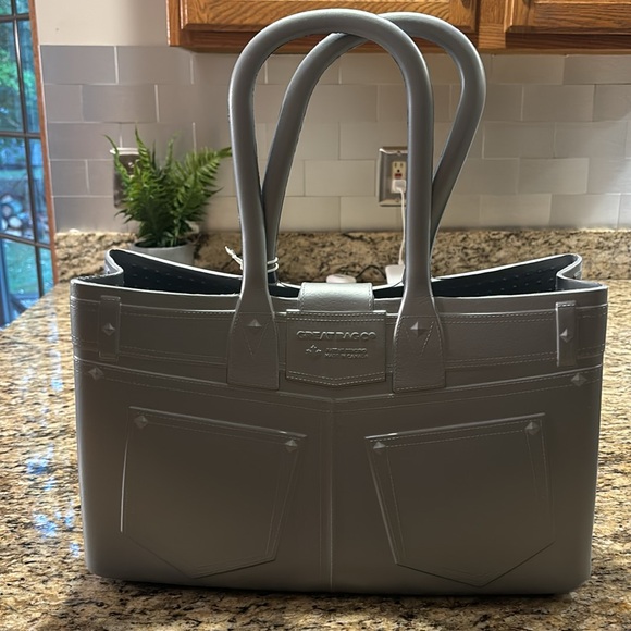 Great Bag Co handbag/tote NWT gray. 10in X 16in X 6in - Picture 2 of 6